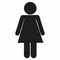 Women For sign on a door Vinyl Decal Sticker product 1